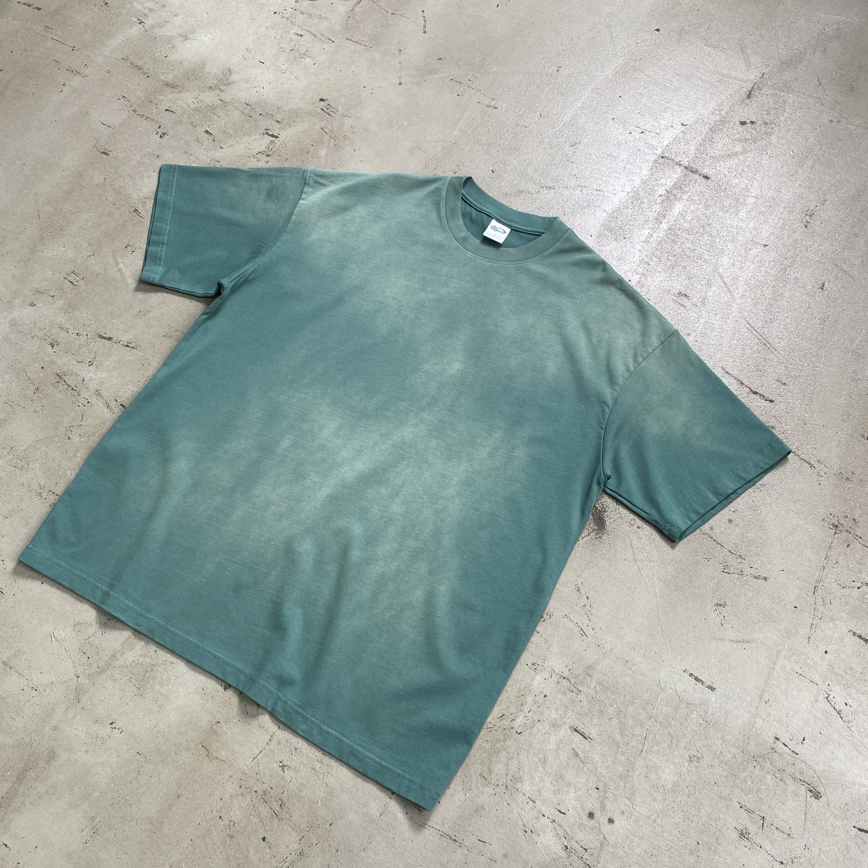 OEM High Quality Custom Streetwear Graphic Tees Causal T Shirt Boxy Fit t Shirt Mens Vintage Boxy Fit Cropped Washed Color T-shirt