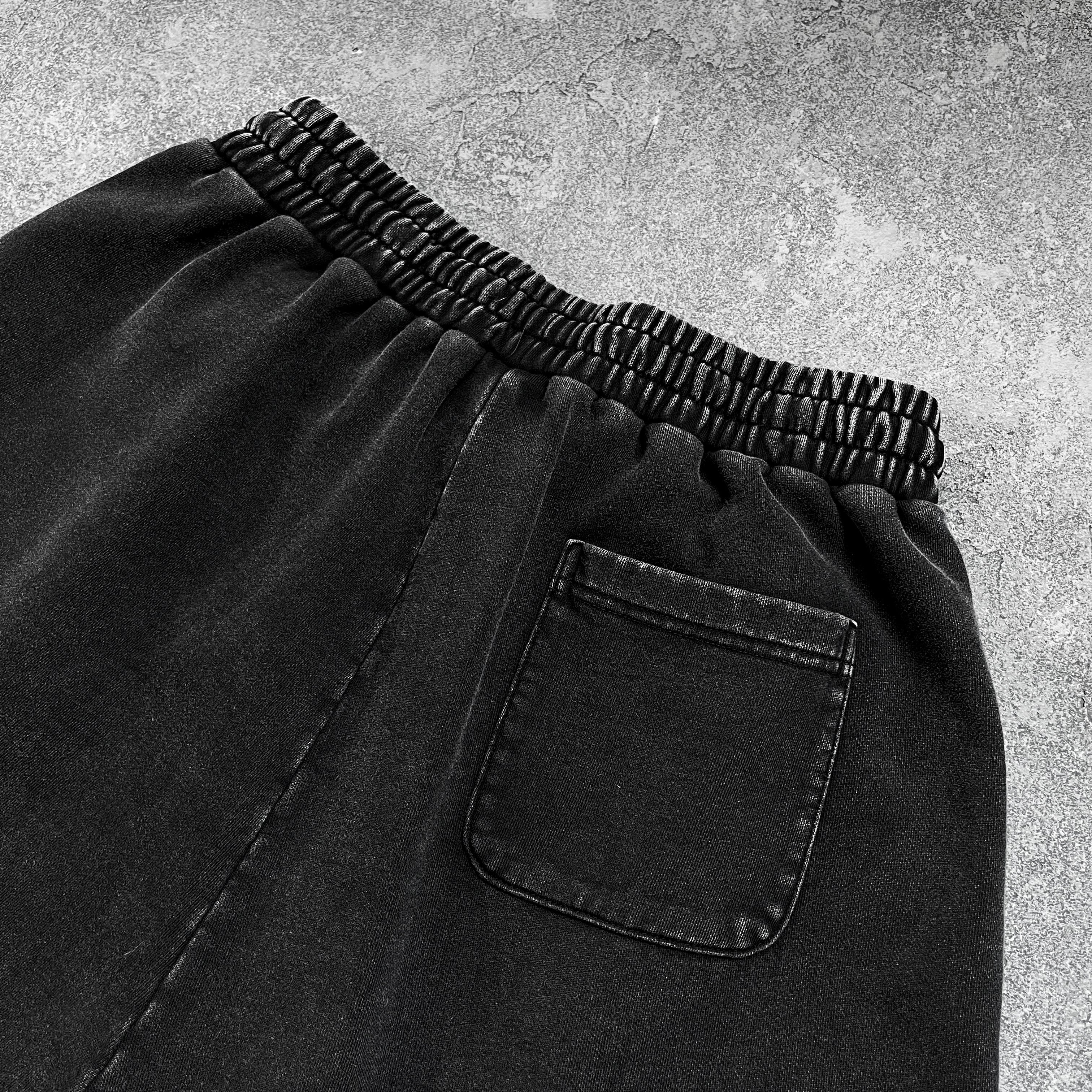 2026 New Popular Cotton Shorts Wasteland Style Vintage Wash Distressed Ripped Raw Edge Custom  Knee-Length Pants